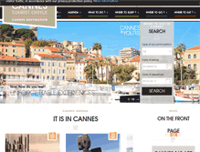 Tablet Screenshot of cannes-destination.com
